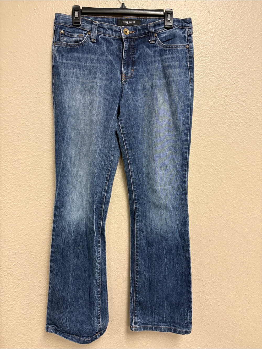 Nine West Women's Medium Blue Flare Jeans